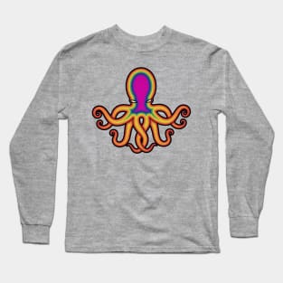 Rainbow Octopus Long Sleeve T-Shirt